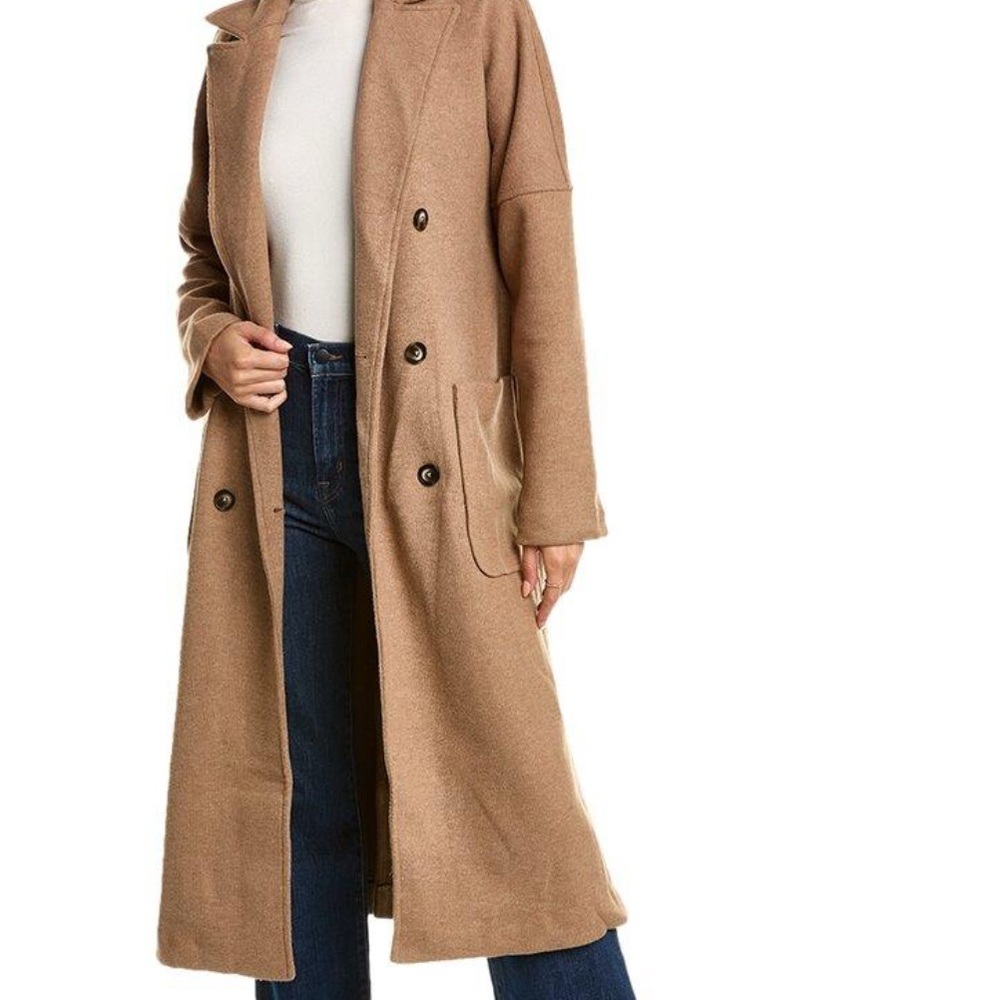 Beige long coat